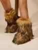 New Winter Faux Fur Lining Warm Casual Snow Boots, Fashion Mid-Calf Boots For Women, Christmas Vibe 1