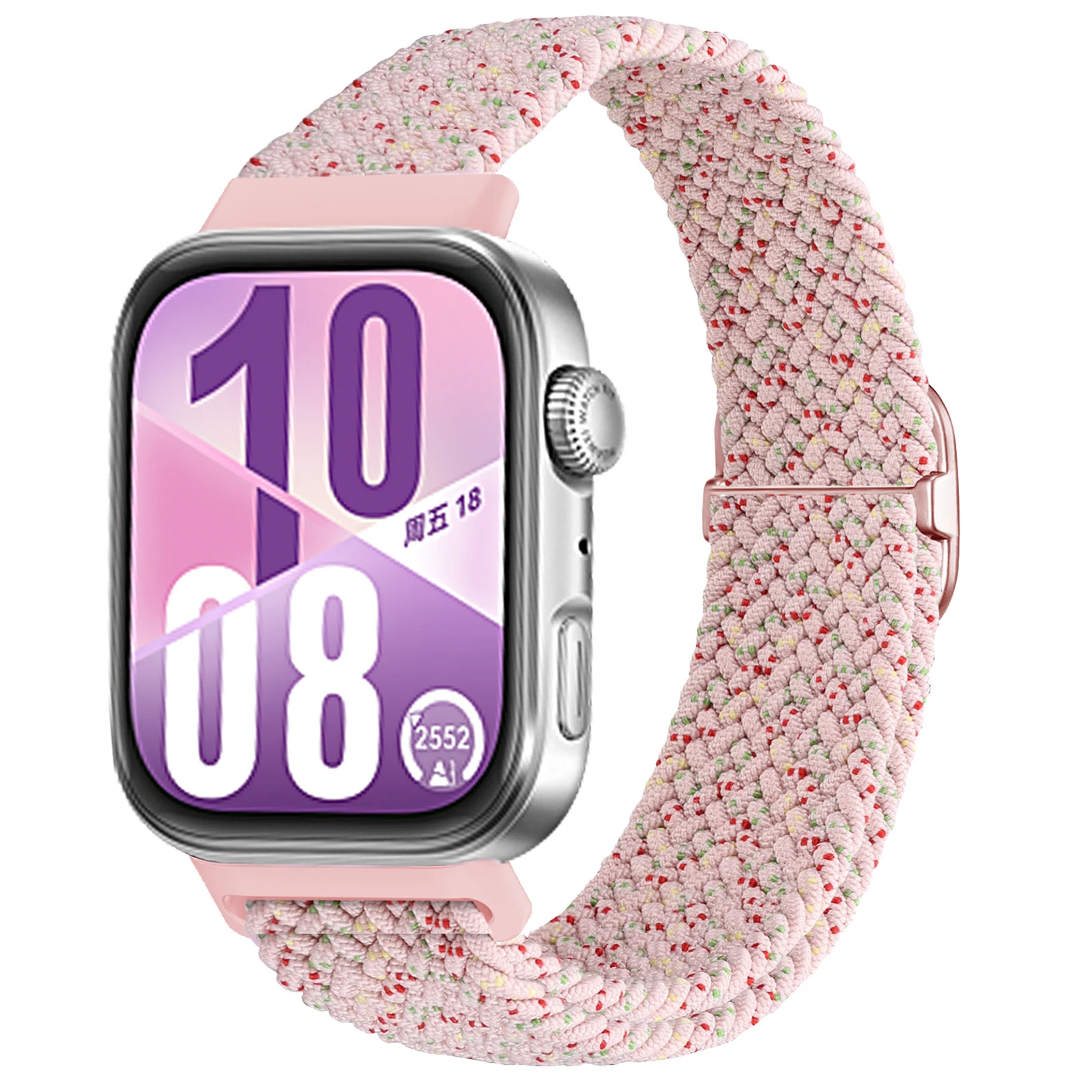 Braided Solo Loop Nylon Strap - Adjustable Sport Bracelet Accessory
