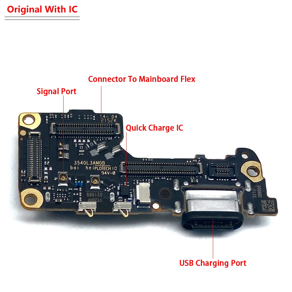 Per Xiaomi Mi 12 Pro Porta Di Ricarica Usb Dock Plug Presa Jack Board Flex Cable Connector Parts