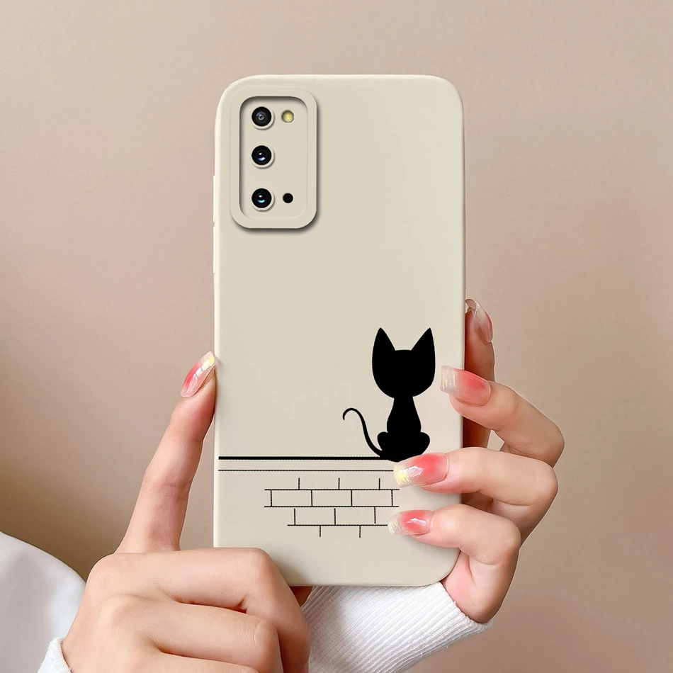 thumbnail image 1 of For Samsung S20 FE Plus Ultra Phone Case Funny Camera Protection New Liquid Silicone Cover For Galaxy S20FE S 20 S20Plus Funda, 1 of 5