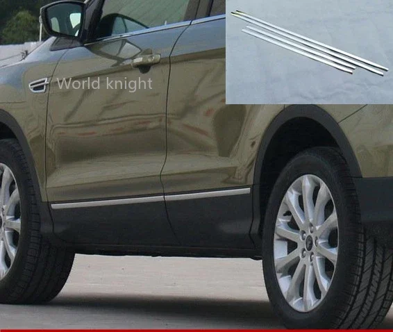 

Подходит для FORD ESCAPE KUGA 2013-2017, корпус из нержавеющей стали, молдинг для двери, боковая линия, украшение, отделка крышки, защитная полоса
