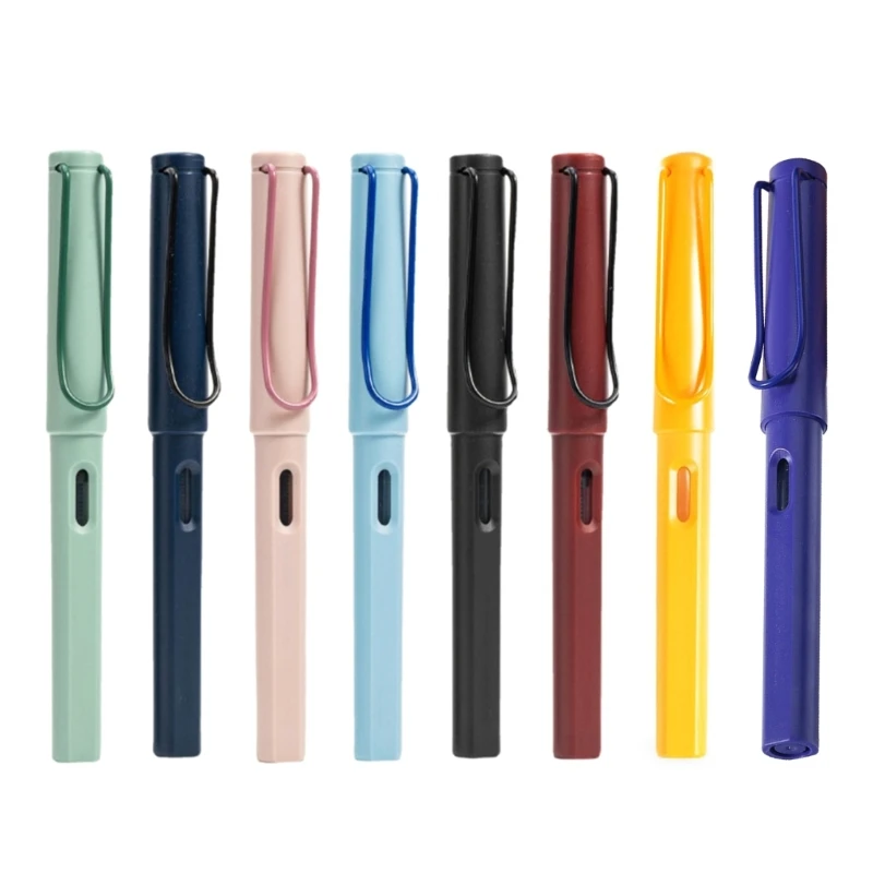 

Disposable Fountain Pens, Fine Point Pen Smooth Writing Calligraphy Ink Pens Lettering Journaling School Office Supplies