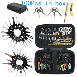 Automotive Wire Terminal Extractor Tool Kit - 100pcs Box With pen
