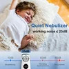 Portable Nebulizer With Intuitive LED Interface And Auto-Cleaning, Handheld Portable Mesh Nebulizer For Home Durable Gray 2