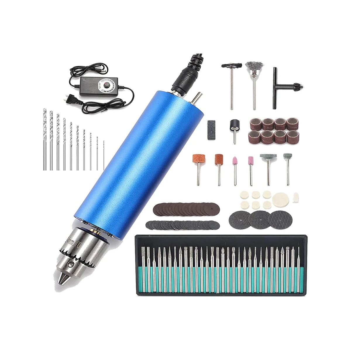 

Engraver Pen Handheld for Wood Metal Glass Engraving with 108Pcs Replaceable Tungsten Carbide Steel Bits US Plug