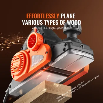 VEVOR Electric Hand Planer 3-1/4 3