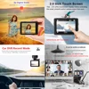 5K 4K60FPS Action Camera Dual IPS Touch LCD DVR EIS 170° 30M Waterproof 5X Zoom Sport Camera With Wireless Mic&Remote Control 4