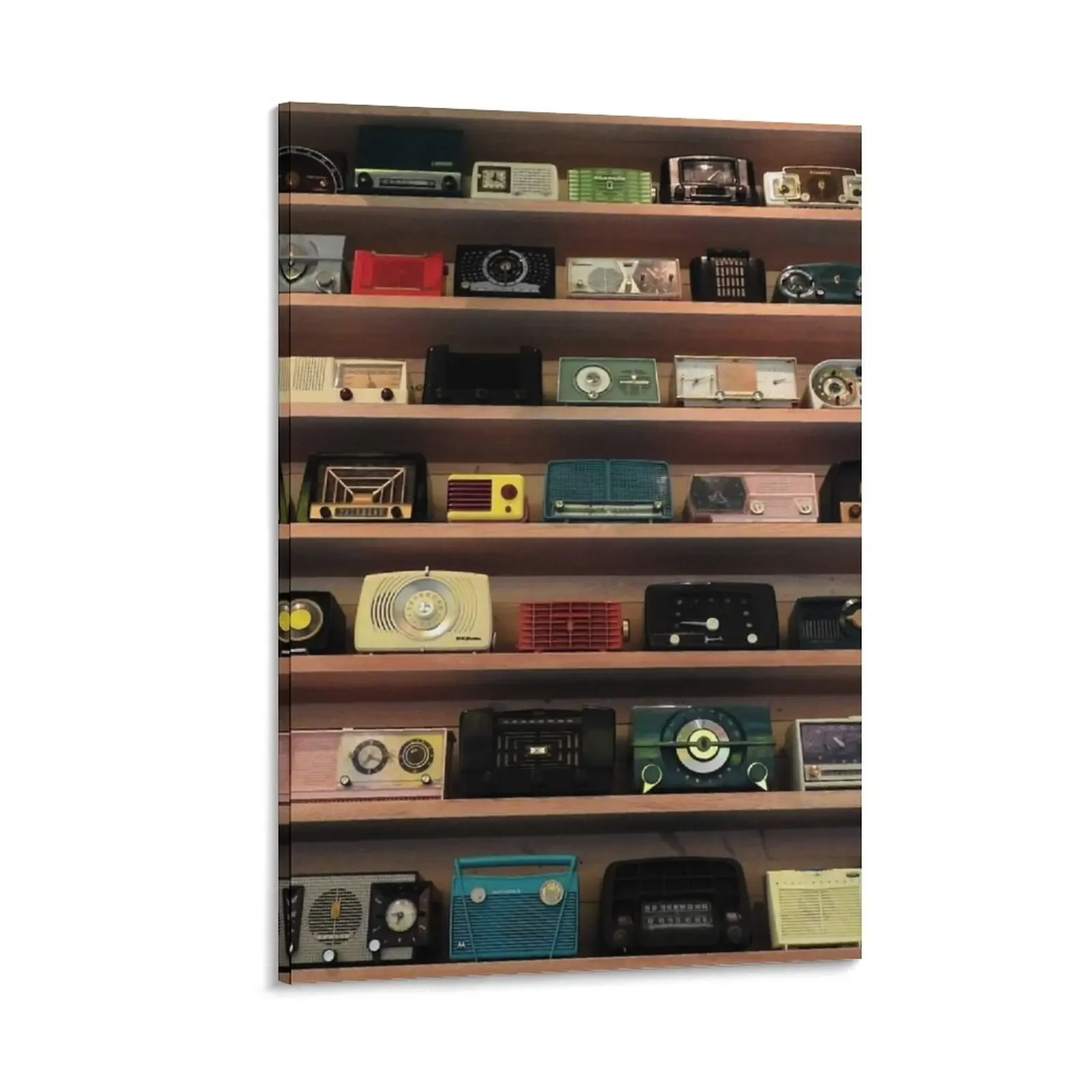 

Wall of Sound (Vintage Radio Collection) Canvas Painting poster mural posters for room canvas wall art home decor