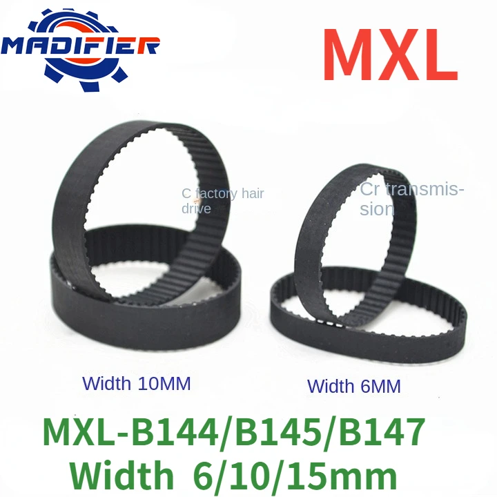 

GKTOOLS MXL Synchronous Timing belt B144MXL/B145MXL /B147MXL Width 6/10/15mm