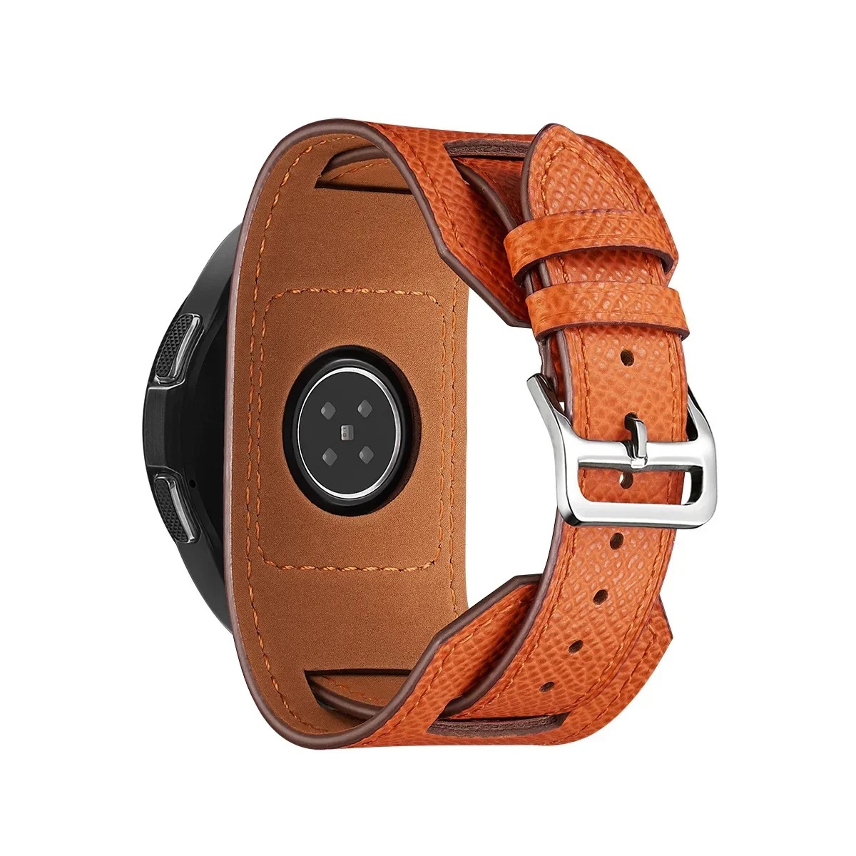 Premium Leather Wristband - Comfortable Fit, 22mm & 20mm Sizes