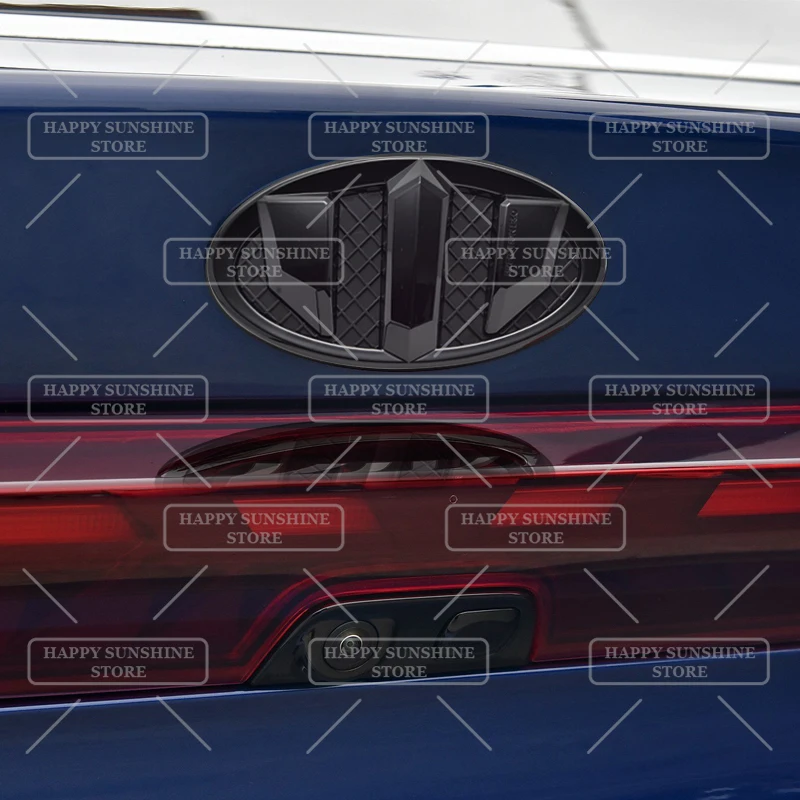 Ceed Sonata Sportage Sorento Tucson Stinger ABS 자동차 배지 전면 엠블럼 휠 허브 스티커 스티어링 휠 뒷 트렁크 스티커