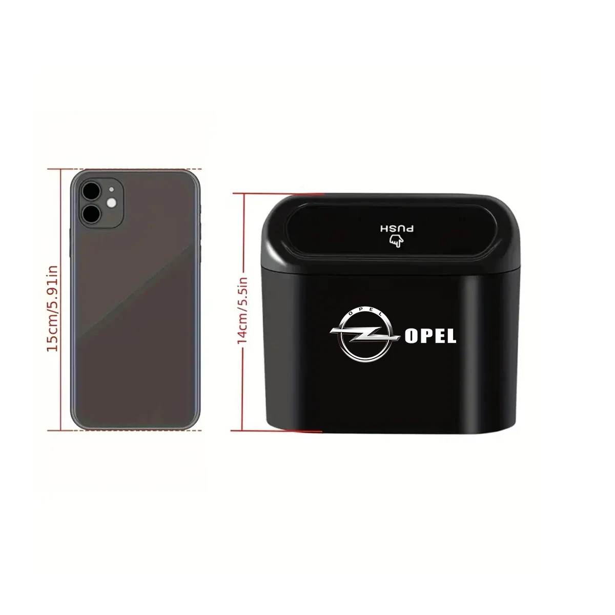 Portable Car Storage Box Car Trash Can Garbage Box Trash Bin For Opel Astra Insignia Astra g Corsa Zafira b Mokka Vivaro Meriva