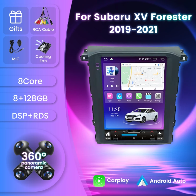 Car Multimedia Radio Android System For Subaru Forester XV 2018 2019