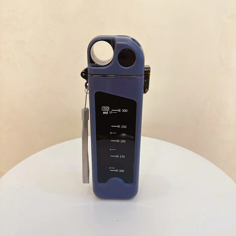 New Rectangular Creative Netflix Lighter Water Cup Ins High Quality Wicker Cup Portable Drop-Proof Gift Water Bottles For Girls