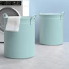 Foldable Round Dirty Clothes Laundry Basket Household Bathroom Storage Bucket Toy Clothes Storage Bag Organizer 1
