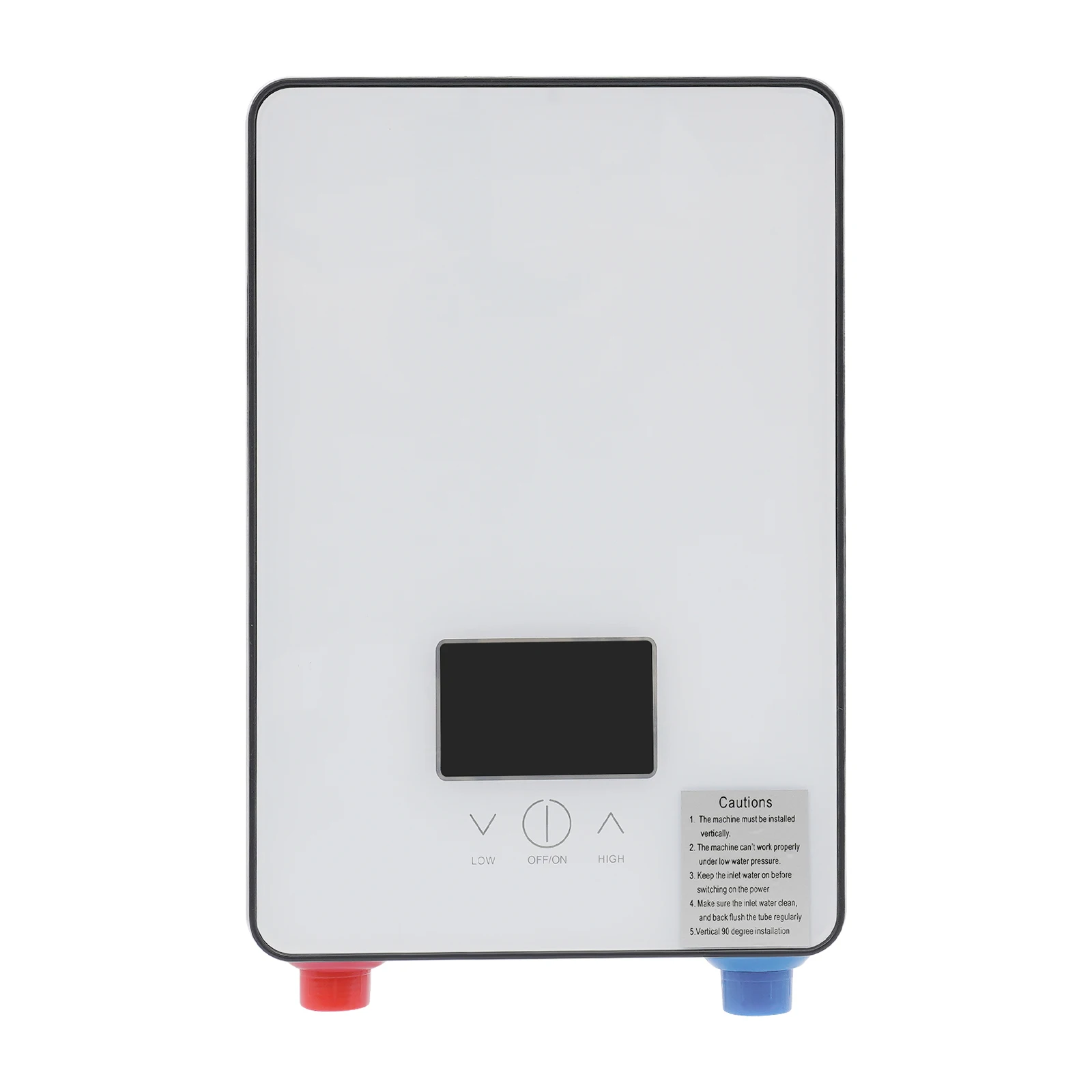 4500W 110V Water Heater Touch Screen Electric Water Heater Instantaneous Heater On Demand Bath Shower