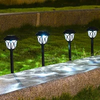 1-10Pack lumières de cour solaires lumières de pelouse lumineuses lumières de voie solaire Led imperméables extérieures lumières de chemin de paysage 3