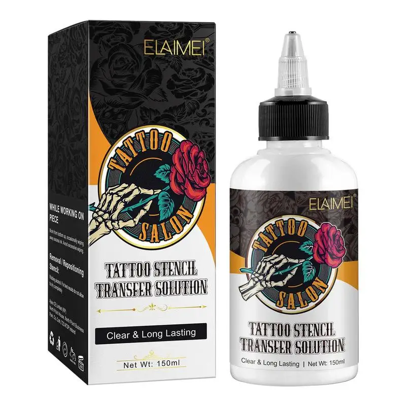 Stencil Transfer Cream 5oz Tattooing Soothing Gel Color Solution For Tattooing Paper
