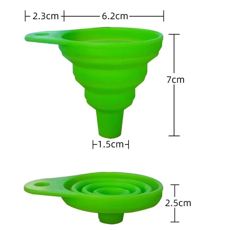 Food-Grade Folding Silicone Funnel Household Liquid Dispensing Mini Funnel Liquid Dispensing Cooking Tool Kitchen Tool