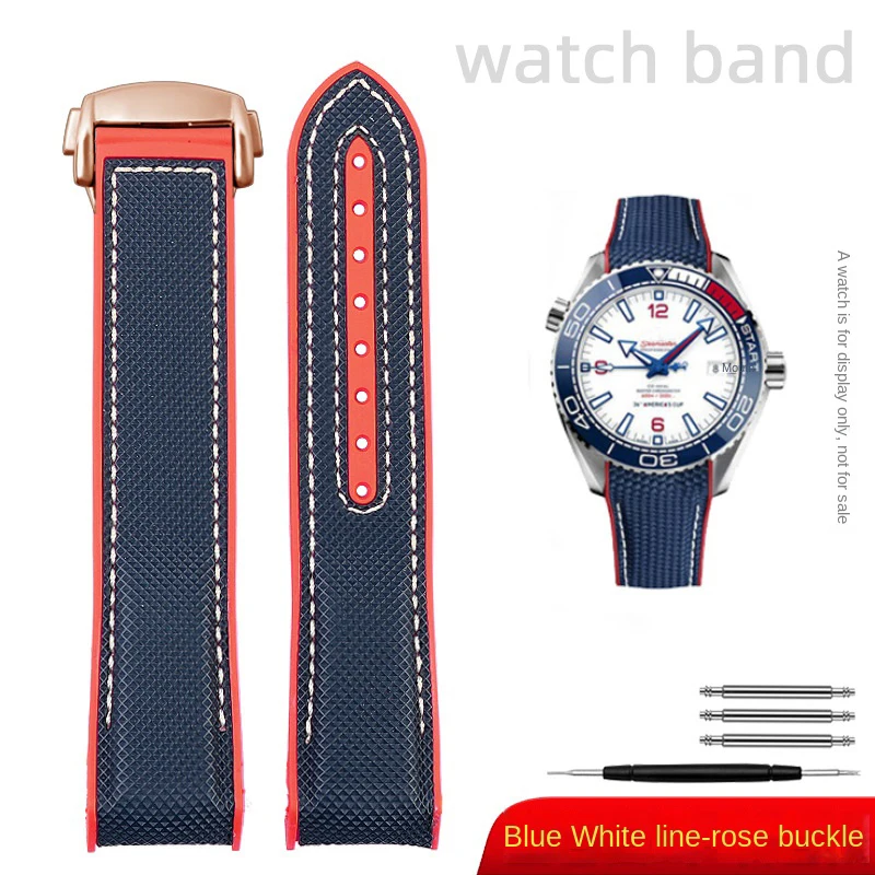 Premium Nylon Waterproof Strap in Orange - 20mm, 21mm, 22mm Sizes