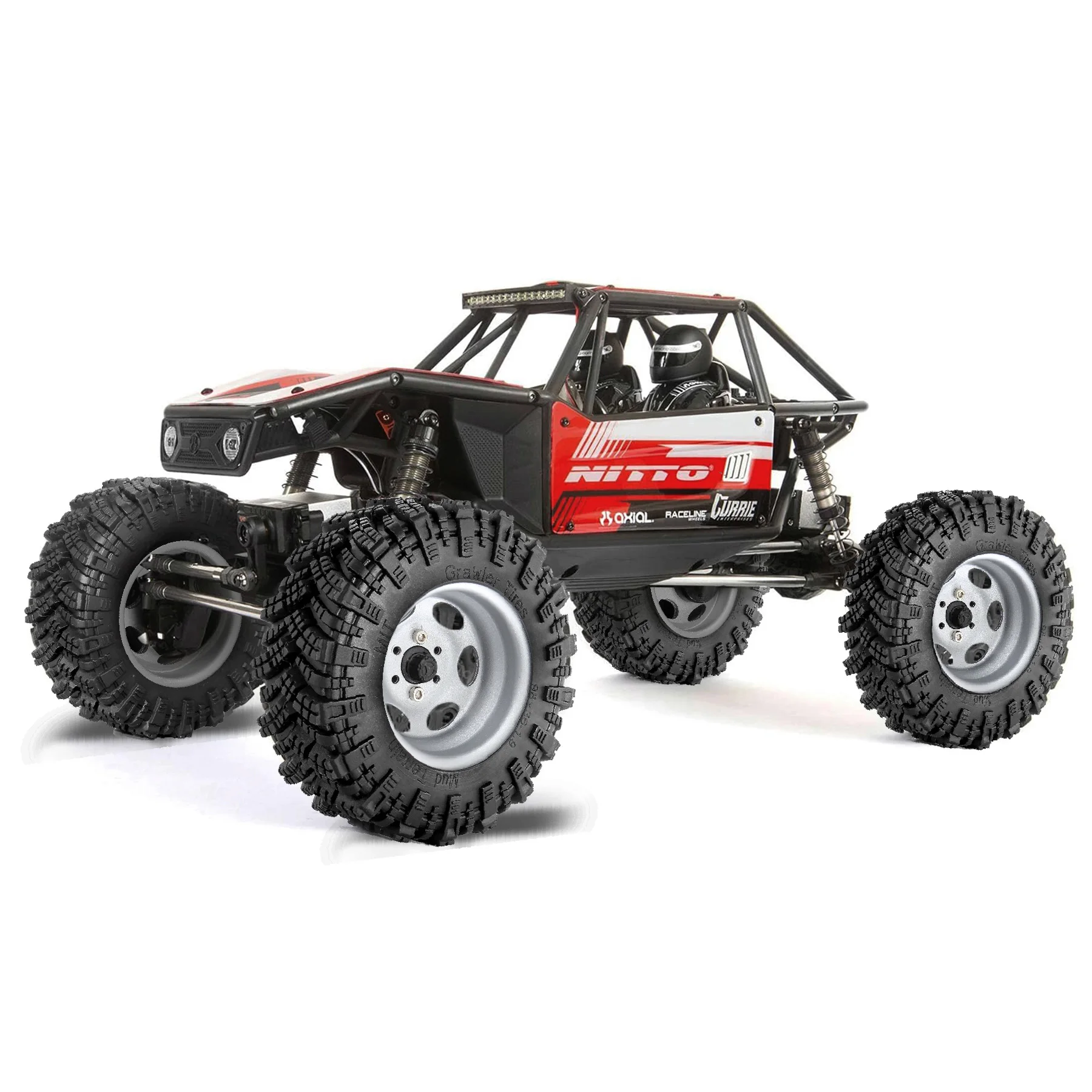 Redcat Gen8 Non-Beadlock 1.9 Wheels (Chrome) (2) [RER11341] - AMain
