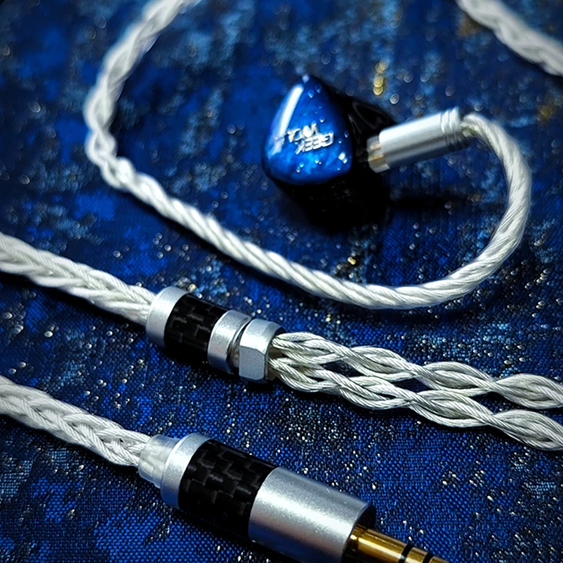 GEEKFLY GEEKWOLD GK20 PRO 3BA+2PZT+Planar+DD IEMs In-ear Wired