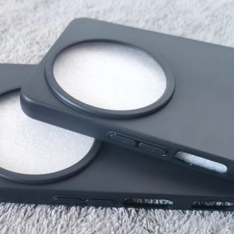 Frosted Black TPU Silicone Phone Case - Soft Shell Back Cover