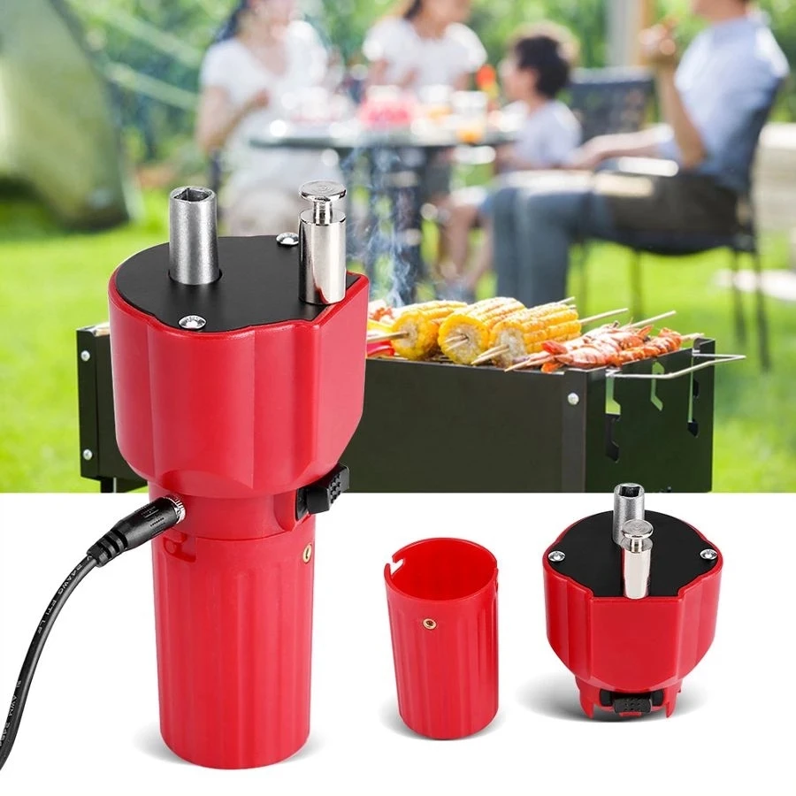 USB BBQ Grill Motor Outdoor Picnic 5V Barbecue Motor Rotisserie Rotator Roast Bracket Holder Supplies Kitchen BBQ Cooking Tools bbq grill motor