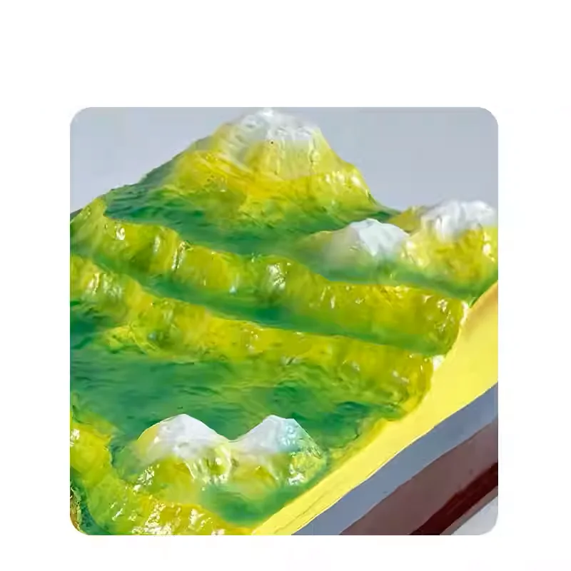 물 흐름 시위자 지형 모델 지질 교육 보조 중학교 지리 교육 도구