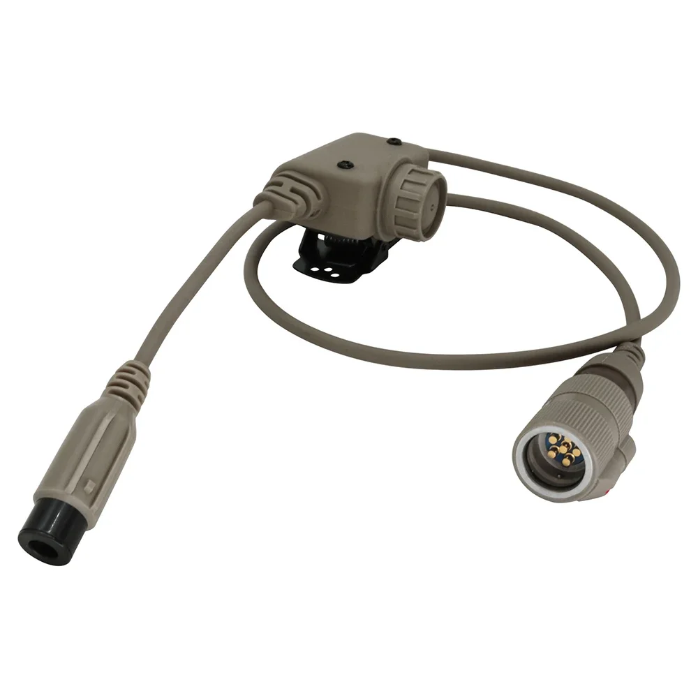 HEARGEAR Tactical Headset PTT U94 RAC Ptt with 6 Pin Connector for AN/PRC 148 & PRC 152 Walkie-talkie for COMTAC SORDIN Headphon