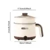 Electric Hot Pot Cooking Pot Home Use Noodles Pot for Ramen Soup Shabu Shabu 6