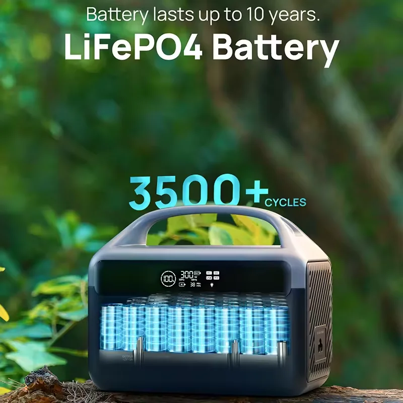 YYHC- in Stock Portable Solar Generator 300W Power Supply Camping 110-240V Portable Charger Power Station With AC D