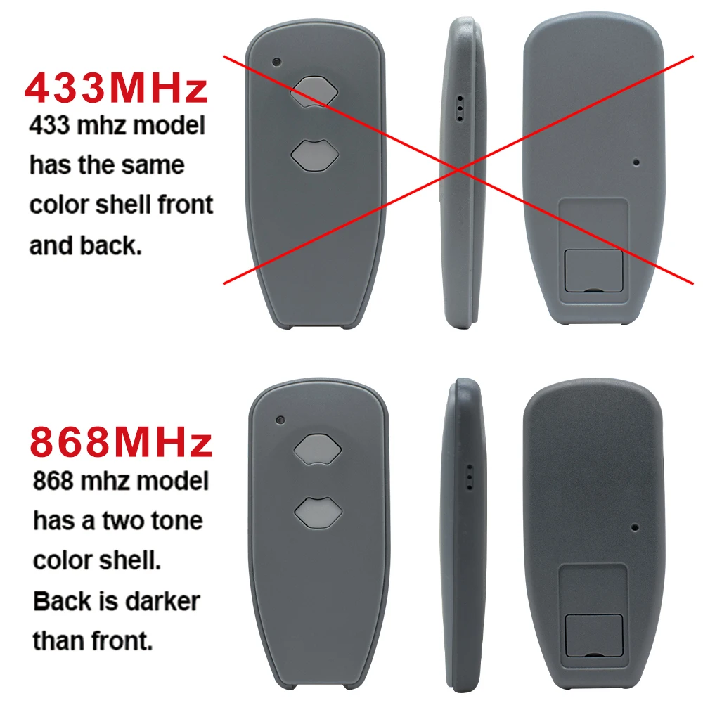 Clone MARANTEC 868.3MHz Digital Remote Control Compatible D382/D384/D302/D304/D31/D321 Garage Door Opener Command 131 868 Key 2