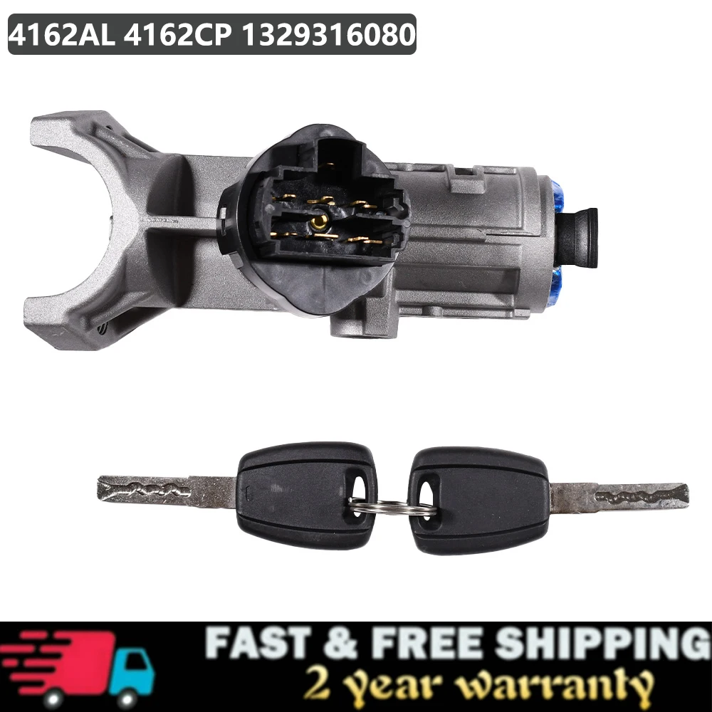 

Замок зажигания с ключом, 7 штырьков для Fiat Ducato Peugeot Boxer Citroen Jumper 2002-2006 1329316080 4162AL 4162.CP