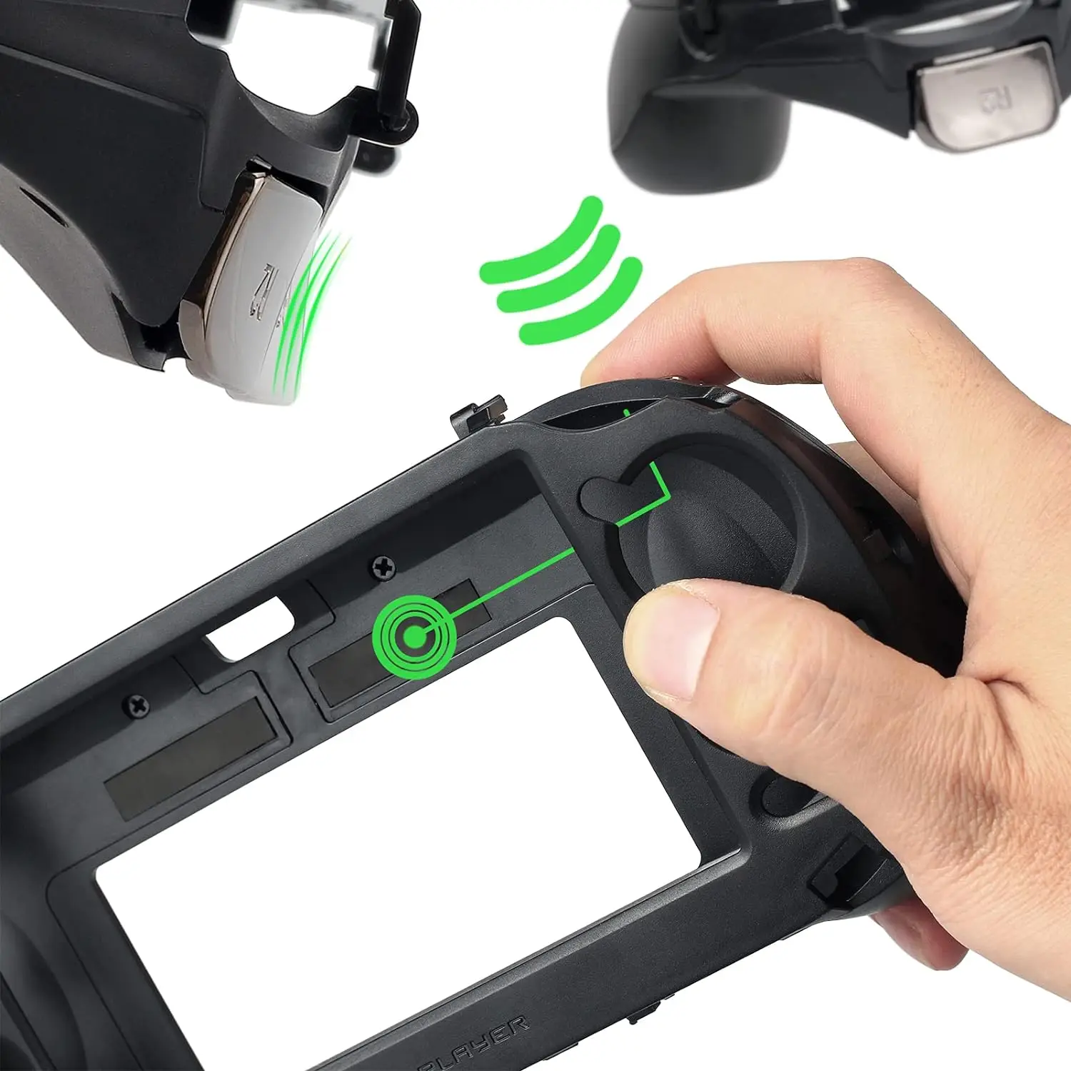 New Grip Handle Holder Case For PS Vita 2000/1000 – With L2 & R2 Trigger Buttons