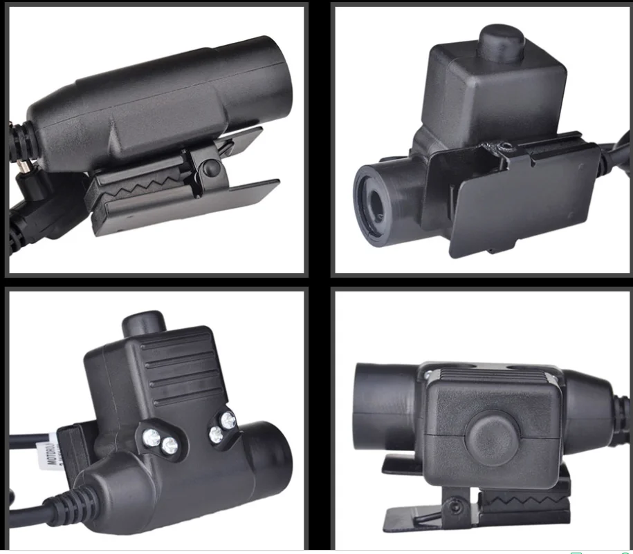 NEW Civil Version U94 Tactical PTT for Wadsn Headset COMTAC Earmor Copy Headphone Outdoor Hunting PTT Fit Baofeng Kenwood Plug