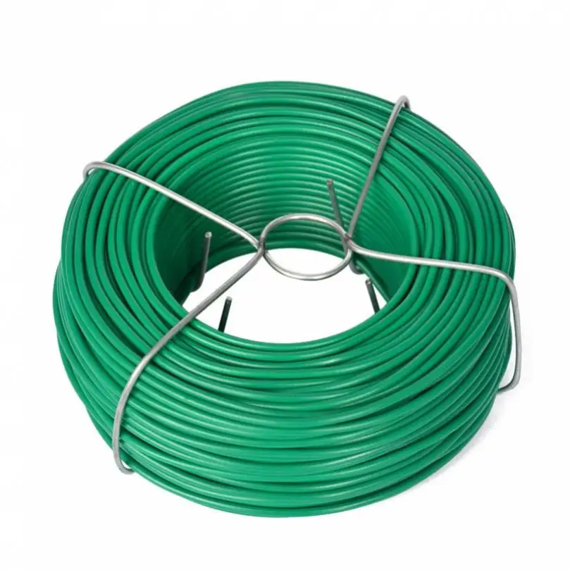 Plant Ties Plastic Coating Steel Wire Core Wrapping 25M/50M Round Tying Wire for Gardening Twig Trapping