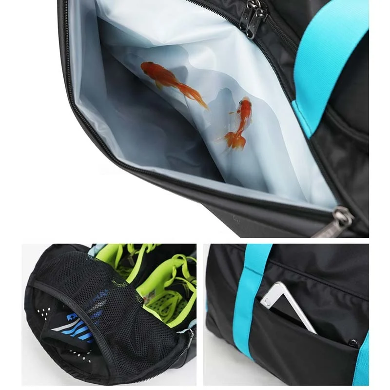 Large Multifunction Travel Sports Bags Waterproof Men Women Outdoor Wet Dry Separation Shoulder Bags Yoga Fitness Gym Bag Shoe