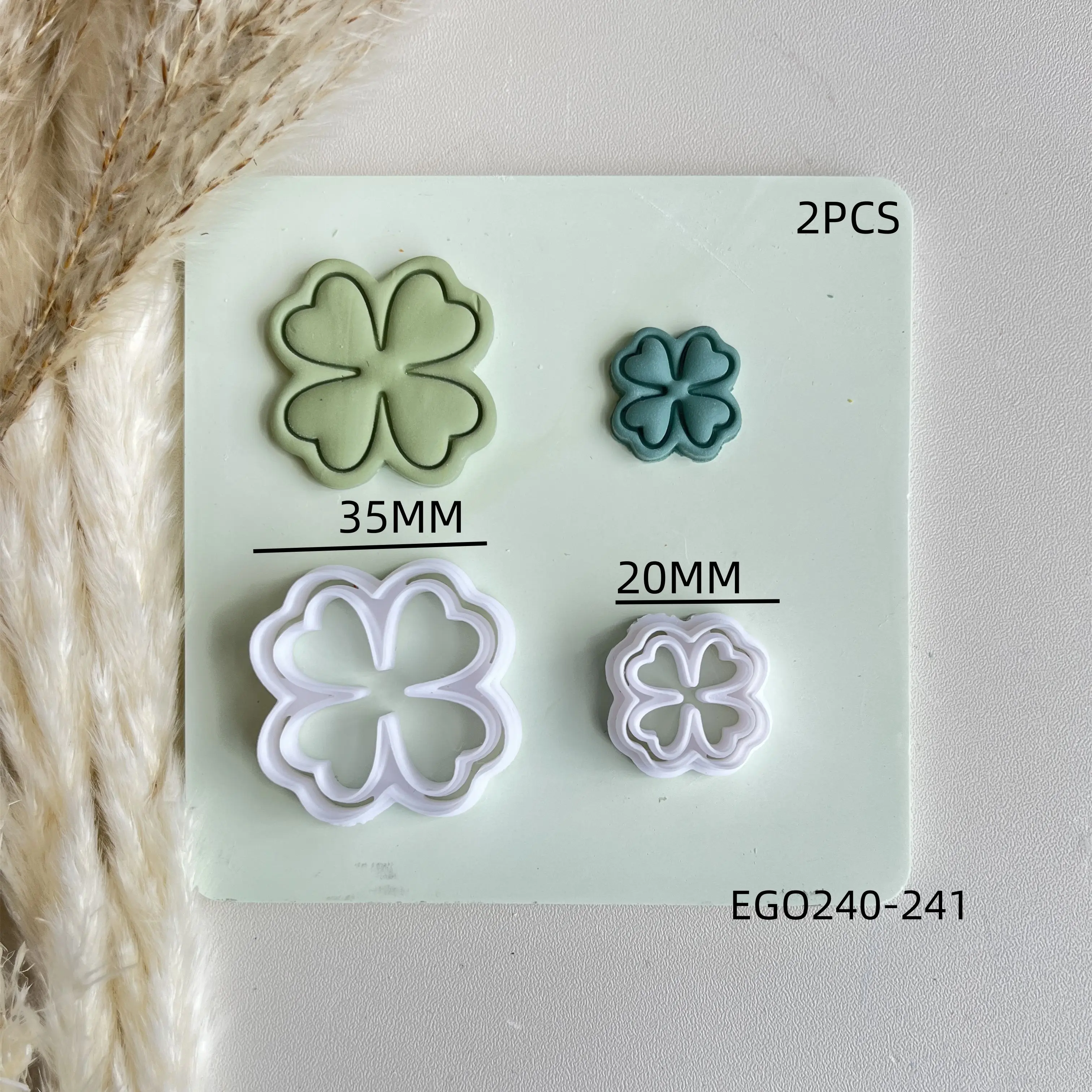 Description Picture 4 of itemTropical GreeneryVegetation/Plants/Greenery/Polymer/Clay Clay Cutter Blade Shape, Clay Embossing, Mold, Earrings, Jewelry Making