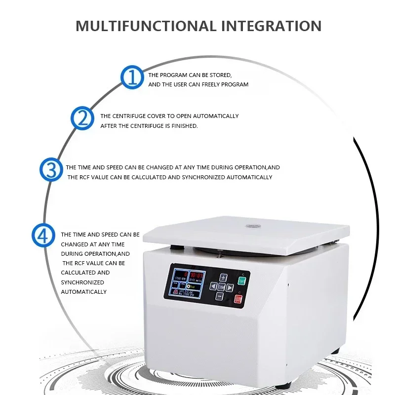 Hot Sale Desktop High-speed Centrifuge Laboratory Small Low-speed Serum Fat Cryogenic Freezing Without Rotor