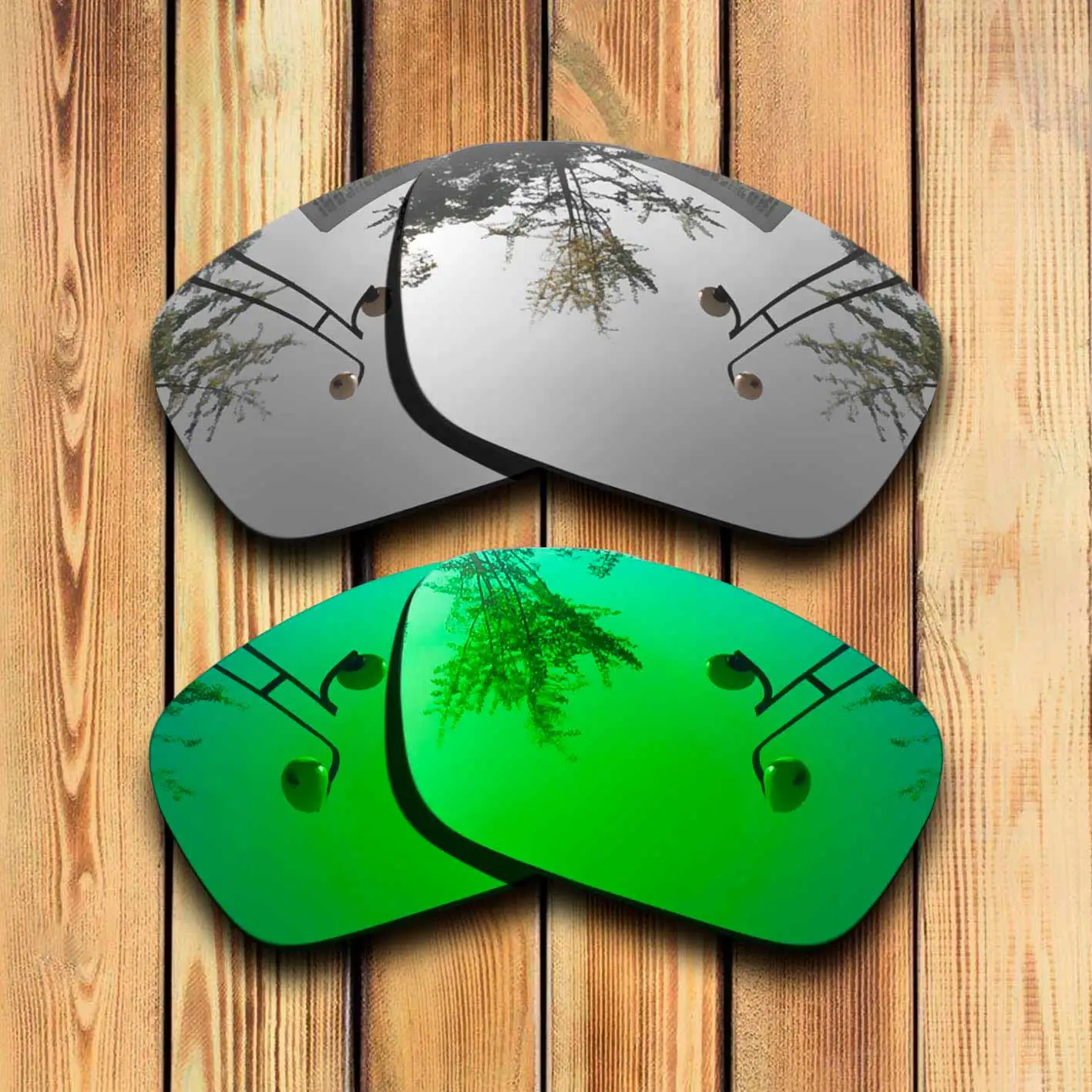 

100% Precisely Cut Polarized Replacement Lenses for Costa Del Mar Cat Cay Sunglasses Chrome & Green Combine Options