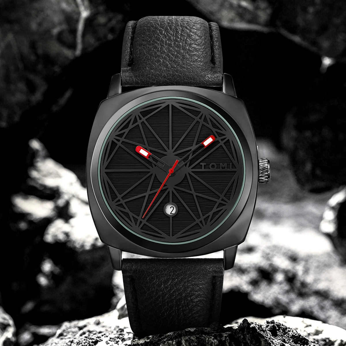 TOMI Fashion Men's Watch Luxury, Simple, Versatile Men's Quartz Watch Leisure Business Watch Men's Clock Gift 4