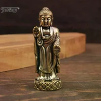 Lotus Figurines Enshrines Statue Home Decor Ornaments Resin Craft Zen Meditation Room Decoration Spiritual Gift Desk - Image 4