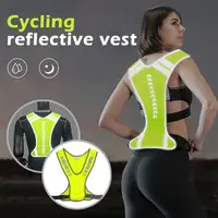 Reflective Vest Running Vest Safety Guide Cross Border Reflective Guidance Clothing Emergency Clothing Cycling Protective U8T4 2