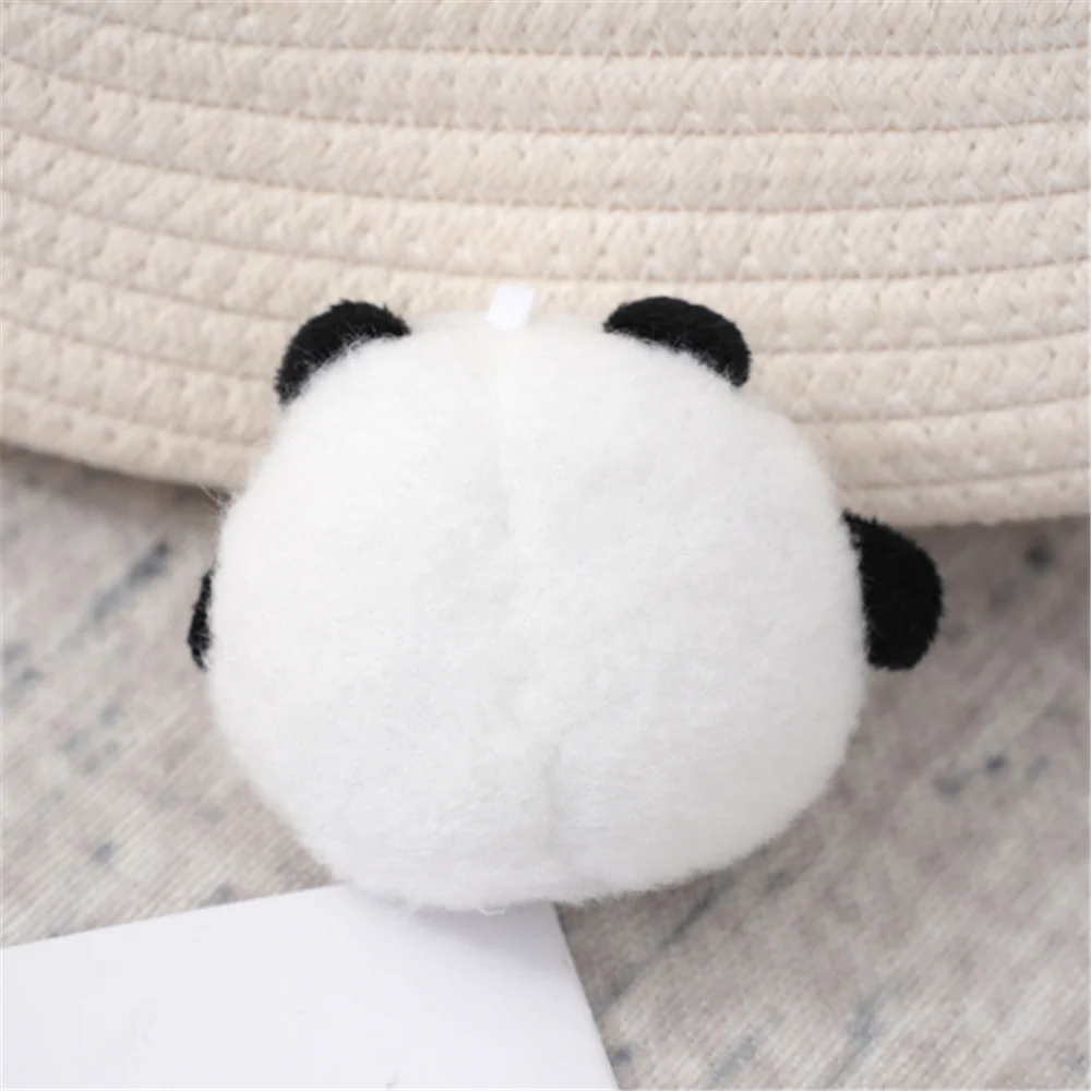 Panda Plush Stuffed Toy 10PCS 7CM 10CM 12CM Keychain Ring Pendant Little Doll