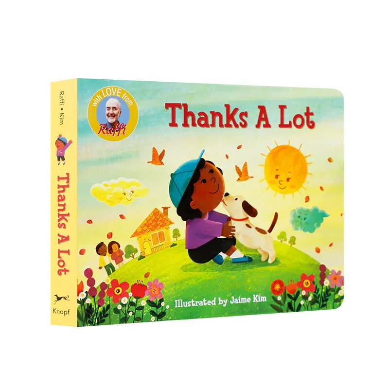 

MiluMilu English Original Imported Thanks A Lot Thank You 0-2 Children's Early Education Enlightenment Picture Book