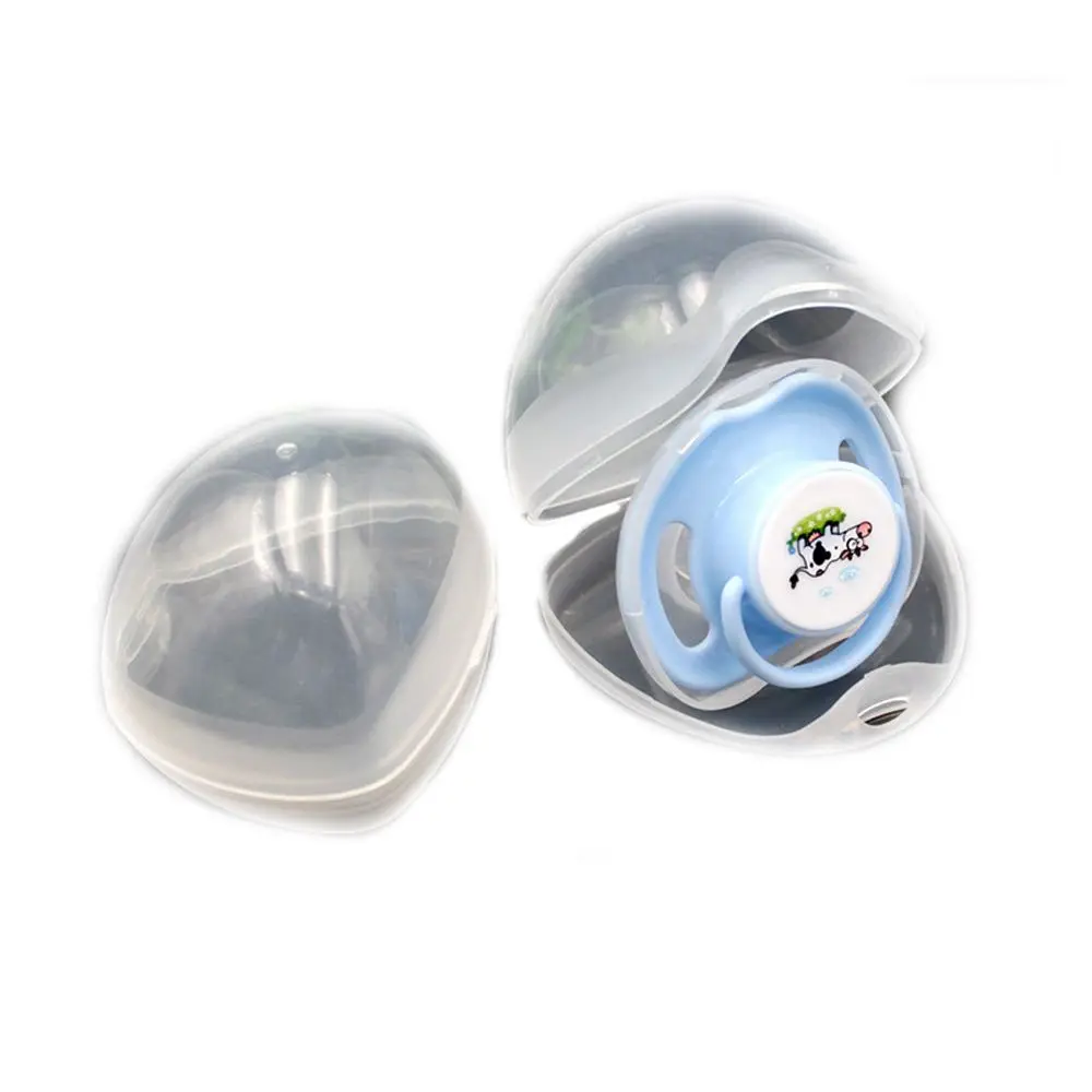 Portable Infant Baby Nipple Box Plastic Pacifier Storage Box For baby feeding accessories