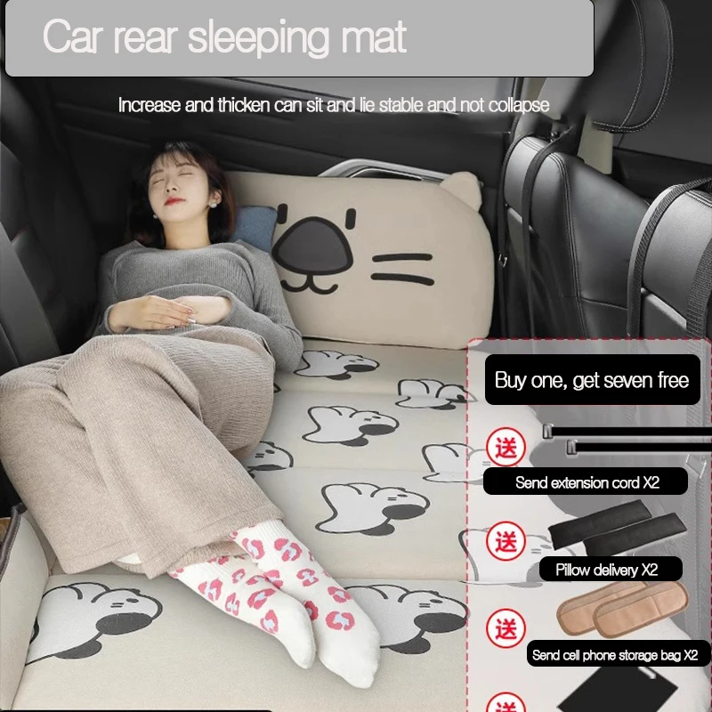 Car Summer car rollaway bed rear seat car mattress rear passenger travel bed SUV sleeping mat in sleep