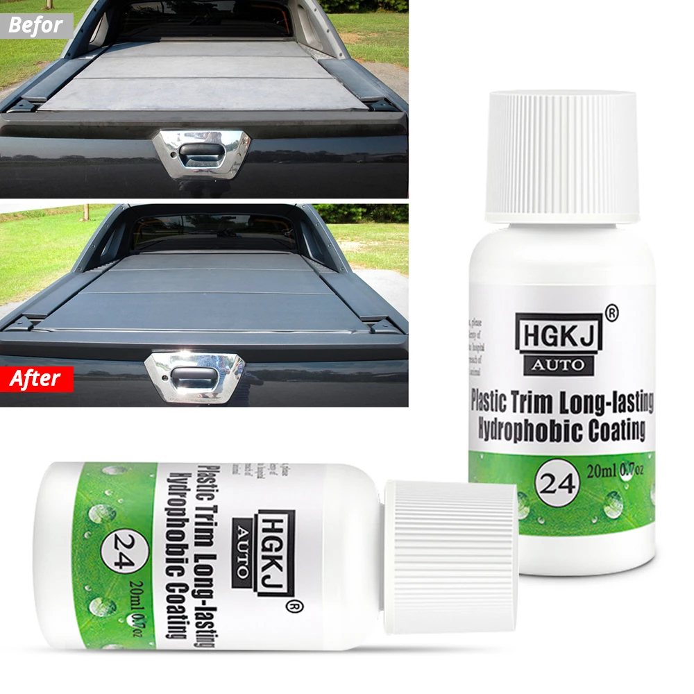 Hgkj24 20ml Car Plastic Trim Coating Long Lasting Hydrophobic Car