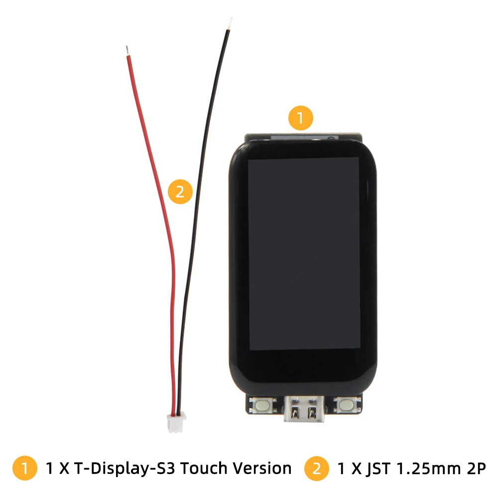 ® T-Display-S3 Touch Edition ESP32-S3 Development Board 1.9 inch ST7789 LCD Disp